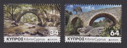 CYPRUS 2018 EUROPA CEPT.BRIDGES.SET 2 STAMPS.MNH - 2018