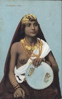 CPA Union Postale Universelle Egypte N° 103 Ephtimios Frères Port Saïd Chanteuse Arabe Seins Nus Nu Ethnique - Persone