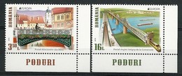 RUMANIA/ ROMANIA/ RUMÄNIEN- EUROPA 2018 - TEMA ANUAL "PUENTES.- BRIDGES - BRÜCKEN - PONTS" - SERIE De 2 V. - 2018