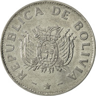 Bolivie, Boliviano, 1991, TTB+, Stainless Steel, KM:205 - Bolivië