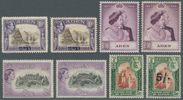 22003 Aden: 1937/1968 (ca.), Accumulation In Stockbook Incl. Seiyun And Hadhramaut With Several Better Iss - Yémen