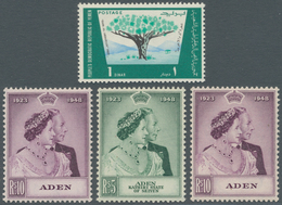 22008 Aden: 1948/1970 (ca.), Accumulation In Box Incl. Kathiri State Of Seiyun, Mahra State, Qu'aiti State - Yemen