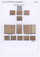 22091 Ägypten: 1704-1879, Specialized Collection Of Stamps And Covers Well Written Up On Pages And Housed - 1915-1921 Britischer Schutzstaat