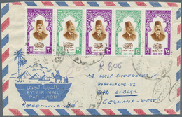 22108 Ägypten: 1889/2007, Accumulation Of Apprx. 280 Covers/cards With Commercial And Philatelic Mail, A N - 1915-1921 Protettorato Britannico