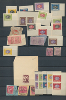 22109 Ägypten: 1890/1970 (ca.), Miscellaneous Accumulation In A Stockbook/on Stockpages, Comprising Airmai - 1915-1921 Brits Protectoraat