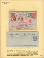22114 Ägypten: 1906/1936 (ca.), Collection On Written Up Album Pages In Two Lindner Binders, Showing Defin - 1915-1921 Protettorato Britannico
