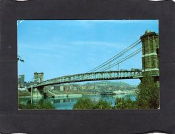 77424    Stati  Uniti,  Suspension  Bridge,  Cincinnati,  Ohio,  NV - Cincinnati