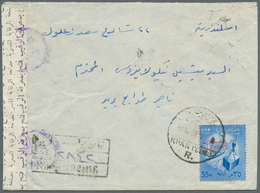 22134 Ägypten - Besetzung Von Palästina: 1948/1959, Collection With 13 Covers Presenting Postal History Of - Altri & Non Classificati