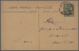 22142 Ägypten - Ganzsachen: 1879/1921, Interesting Lot With 21 Mostly Used Postal Stationeries, Comprising - Andere & Zonder Classificatie