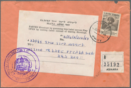 22148 Äthiopien: 1921/73, Covers Used Foreign (7 Inc. One Ppc) Or Inland (14, Mostly Registered Inc. Expre - Äthiopien
