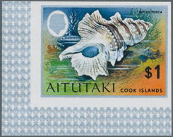 22160 Aitutaki: 1974/1986 (ca.), Accumulation With Approx. 900 IMPERFORATE Stamps Incl. Definitives With M - Aitutaki