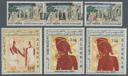 22174 Algerien: 1937/1982 (ca.), Accumulation In Binder With Many Complete And Better Sets Specially In Th - Algerije (1962-...)