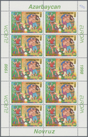 22205 Aserbaidschan (Azerbaydjan): 1998, Europa, 1000 Sets In 100 Little Sheets Of Each Issue, Mint Never - Azerbaïjan