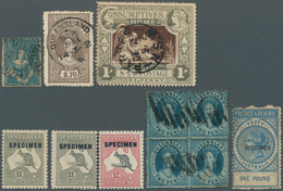 22213 Australien: 1850/1930 (ca.), Australia/states, Used And Mint Lot On Stockcards, Varied Condition, Co - Sonstige & Ohne Zuordnung