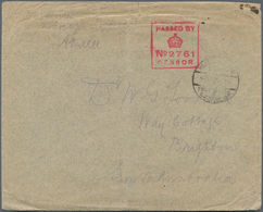 22223 Australien: 1915/1917, Group Of 10 Covers/cards From Australian Forces In Egypt With Various Censor - Altri & Non Classificati