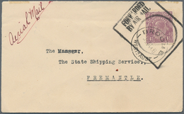 22225 Australien: 1926, Group Of 8 Commercial Airmail Covers, All Carried By Domestic Flights Within Weste - Sonstige & Ohne Zuordnung