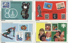 22280 Bolivien: 1941/2003, SOUVENIR SHEETS, U/m Collection Of Michel Nos. 1/220 Which Are Stated To Be Com - Bolivia