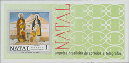 22305 Brasilien: 1956/1991 (ca.), Bestand Der BLOCKAUSGABEN Im Album Mit Etlichen Besseren Ausgaben Teilwe - Autres & Non Classés