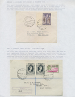 22323 Britische Salomoninseln: 1945/67, Covers KGVI (22) And QEII (15) Inc. Airmail, Registration And A Ve - Isole Salomone (...-1978)