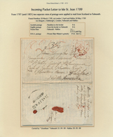 22338 Prinz-Edward-Insel: 1799/1875: Over Two Dozen Items, 1799 Onwards With Rates And Routes Extensively - Lettres & Documents