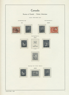 22341 Canada: 1851/1940 (ca.), Colony/Dominion, Used Collection On Lighthouse Pages With Strength In The Q - Altri & Non Classificati