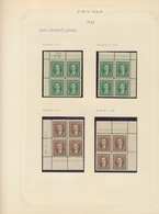 22352 Canada: 1937/1951, Mint And Used Collection Of The KGVI Issues, Neatly Mounted On Album Pages, Somew - Autres & Non Classés