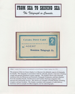 22359 Canada - Besonderheiten: 1880/ 1930 (ca.): A Wonderful Range Of Postal History And Scarce Booklet Pa - Andere & Zonder Classificatie