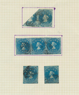 22374 Chile: 1853/1990 (ca.), Used And Mint Collection/accumulation On Leaves/stockpages, Main Value In Pr - Chile