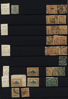 22383 China: 1888/1955 (ca.), Mainly Used In Two Large Lindner Stockbooks Inc. Pairs/strips/blocks - Autres & Non Classés