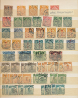 22388 China: 1898/1949, Old Stockbook Incl. Several Coiling Dragons, Sun Yatsen Issues Etc., The Early Yea - Otros & Sin Clasificación