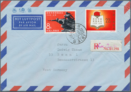 22453 China - Volksrepublik: 1965/87, Covers (14), Used Ppc (2) To West Germany, Inc. Several With Complet - Altri & Non Classificati