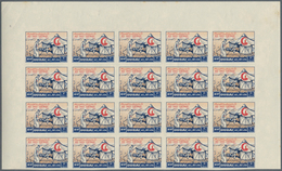 22508 Dubai: 1963, Red Cross Centenary, U/m Assortment Of Complete Sets Within Units: Michel Nos. 26/33 A - Dubai