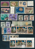 22532 Dubai: 1964/1972, U/m Assortment Incl. Se-tenants, Mini Sheets, Attractive Thematics Etc. - Dubai