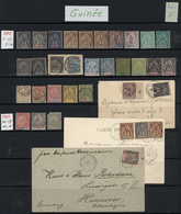 22568 Französisch-Guinea: 1893/1913, Collection On Stockpages Incl. Groupe Series And Especially 57 Entire - Sonstige & Ohne Zuordnung