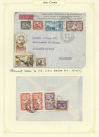 22576 Französisch-Indochina: 1897/1966, Interesting Collection Of 31 Letter And Cards, Partly Ppc Of Frenc - Brieven En Documenten