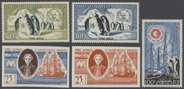 22591 Französische Gebiete In Der Antarktis: 1948/1997, U/m Collection In A Stockbook Incl. Some Duplicati - Altri & Non Classificati