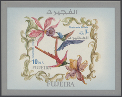 22604 Fudschaira / Fujeira: 1966/1972, U/m Accumulation Of Apprx. 310 Souvenir Sheets Incl. Attractive The - Fudschaira