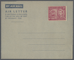 22636 Grenada: 1949/1993 (ca.), Accumulation With About 710 Unused And Used/CTO Airletters And AEROGRAMMES - Grenada (...-1974)