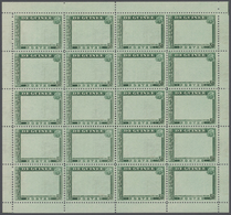 22647 Guinea: 1965: World Fair 40 Fr + 70 Fr, Block Of Fours With Centers Shiftet Up And 50 Fr, Complete S - Guinée (1958-...)