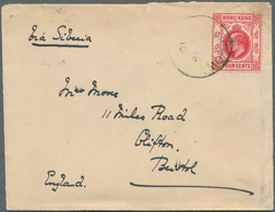 22670 Hongkong: 1910/70, Covers (9); 1963/92, FDC (14, Inc. 1963 Red Cross, 1967 New Year, 1971 New Year). - Autres & Non Classés