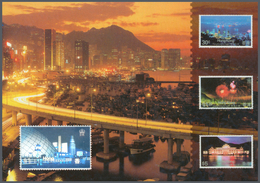 22675 Hongkong - Ganzsachen: 1997/1999: 43,000 Postal Stationery, Rare Hong Kong Sets. This Impressive Hol - Entiers Postaux