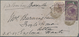 22695 Indien: 1854-1880's (ca.) - "EARLY INDIAN CANCELLATIONS": Specialized Collection Of About 1000 Cover - Andere & Zonder Classificatie