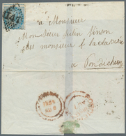 22697 Indien: 1857-1946 FRENCH INDIA: 17 Covers And 9 Stamps Used In French India, With 5 Covers Used From - Sonstige & Ohne Zuordnung