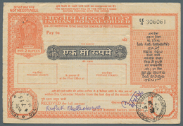 22706 Indien: 1880 - 1990, Inhaltsreiche Und Spannende Briefepartie Von Ca 420 Stück Mit Vielen Besonderhe - Sonstige & Ohne Zuordnung