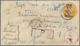 22746 Indien - Ganzsachen: 1850's-1970's Ca.: More Than 250 Postal Stationery Cards, Double Cards, Envelop - Zonder Classificatie