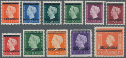 22777 Indonesien: 1948/1970 (ca.), Mint And Used Accumulation Incl. 1948 Overprints, Some Souvenir Sheets, - Indonésie