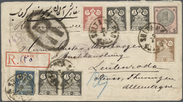22804 Iran: 1870-1960, Comprehensive Collection In Three Albums Starting First Issues Including 1 Ch. Blac - Iran