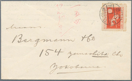 22907 Japan: 1899/1928, Ppc/cover/card (10) All Used To Germany Or Within Japan, Inc. Perfin, 1921 Census - Altri & Non Classificati