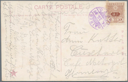 22912 Japan: 1915/1939, Eight Covers And Cards, Including One Front Including Some Better Frankings. One P - Autres & Non Classés