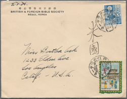 22928 Japanische Post In Korea: 1934/39, Dr. Sherwood Halls Christmas TBC-seals: Covers (2), Front (1), Pp - Militärpostmarken